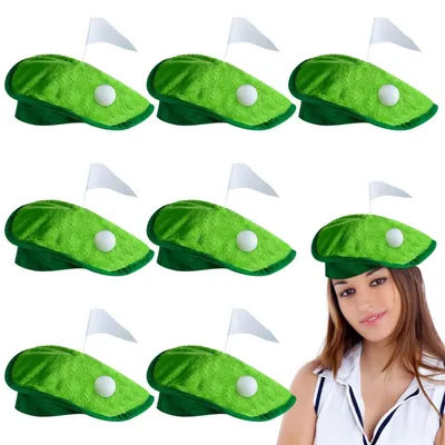 Productafbeelding van Golf Beret Hoed - Groene Accessoire voor Feestjes