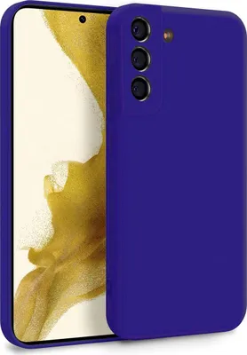 Immagine prodotto di Custodia per Samsung Galaxy S22 Plus - Cover per cellulare a due strati, realizzato in silicone, colore viola scuro