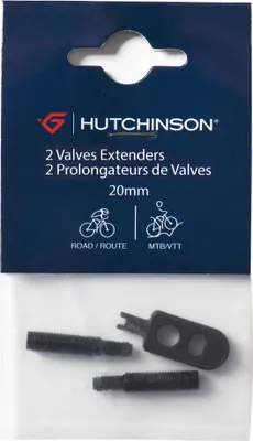 Produktbild von Hutchinson Ventilverlängerung 2 Einheiten Schwarz 20 mm Schwarz 20 mm