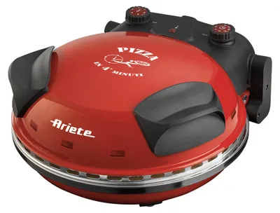 Obrázok produktu pre Ariete 0909/10, 1 pizza/pízz, Červená, 32 cm, Mechanický, 400 °C, 0,5 h