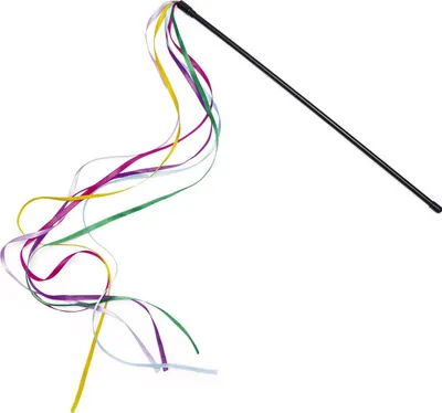 Produktbild von Beeztees Katzenspielzeug Angel bunte Bänder