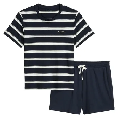 Produktbild von Marc O'Polo Herren Pyjama Mix N Match darknavystripe-darknavy - Größe XL