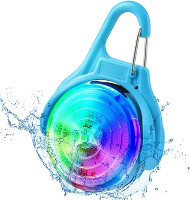 Produktbild von Blinkende LED-Sicherheitsleuchte für Rucksäcke mit 4 Blinkmodi, USB-wiederaufladbarem Reflektor, geeignet für Rucksäcke, Wandern und Haustiere.