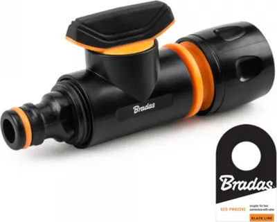 Image de Robinet avec connecteur et raccord rapide BLACK LINE BRADAS ECO-PWB2241