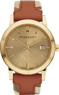 Immagine prodotto di Burberry The City Orologio da donna oro e marrone