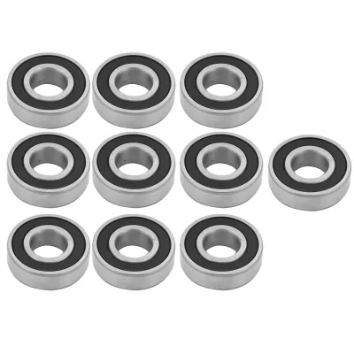 Produktbild von 10 Stück 6203RS Wälzlagerstahl Rillenkugellager 17 mm