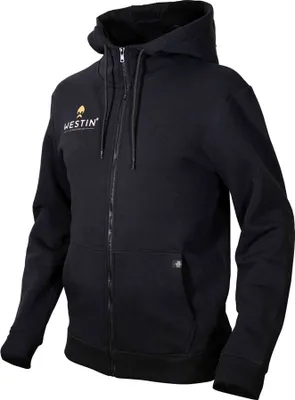 Produktbild von Westin Zip Hoodie Black - Angelpullover, Größe:S