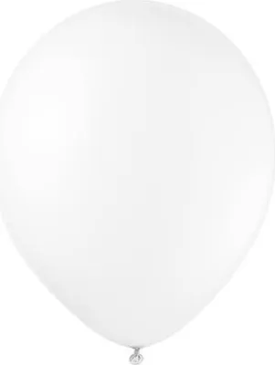Produktbild von Luftballons aus Naturkautschuklatex 300 Stück weiß Ø36cm für Luft- und Heliumfüllung