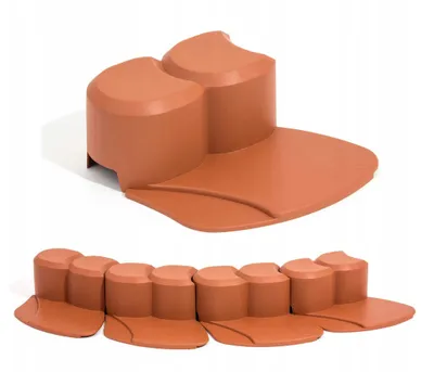 Obrázek produktu pro Prosperplast Plastový obrubník - palisáda 3,1m, 70mm, terakotová HAPPY GRASS IHAP1-R624