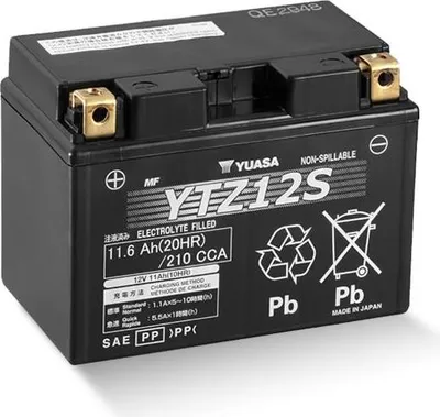 Produktbild von YUASA YTZ12S 12V 11,6Ah/C20 - 210A (EN) Motorradbatterie WF