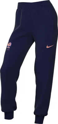 Immagine prodotto di Pantaloni da jogging Nike Football Fleece, modello FFF Tech, con cintura media, per donna, colore Blue Void/L