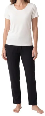 Produktbild von Schiesser Mix & Relax Schlafanzug Set aus T-Shirt und langer Hose, Atmungsaktives Material, Bequemer Schnitt