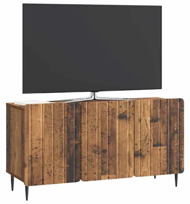 Zdjęcie produktu dla Szafka pod telewizor vidaXL z drewna postarzanego 99 x 34,5 x 52 cm z płyt drewnopochodnych
