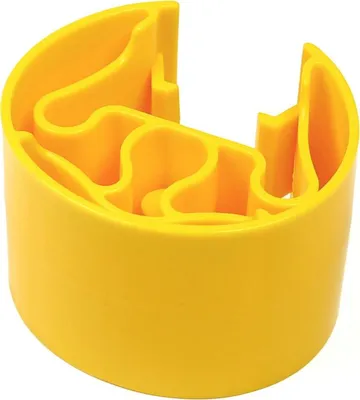 Produktbild von Regalschutz aus Kunststoff für Regalstützen von 80  -  100 mm Gelb  x  x  - Gelb - High - density polyethylene (HDPE) - Innenbereich - JOI - 015Y