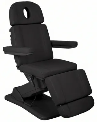 Produktbild von Habys Tavia Kosmetikliege Massageliege Kosmetiksessel Kosmetikstuhl | Höhenverstellbar Elektrisch | Handfernbedienung | 190 x 59 cm | Schwarz