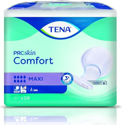 Produktbild von TENA Comfort ProSkin Maxi anatomische Windeln 28 Stk