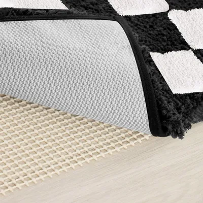 Antirutschmatte 120x180 cm, rutschfeste Teppichunterlage, beige