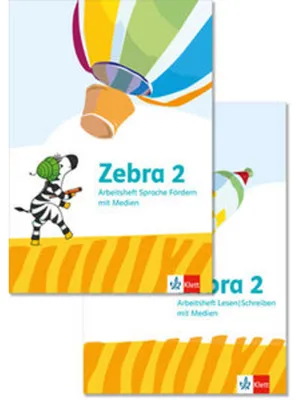 Image de Zebra 2. Paket: Arbeitsheft Sprache Förderheft, Arbeitsheft Lesen/Schreiben Klasse 2