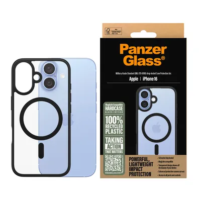 Produktbild von PanzerGlass HardCase Black MagSAFE iPhone 16