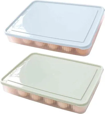 Immagine prodotto di Contenitore per uova impilabile in plastica da 24 pezzi per frigorifero