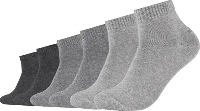Produktbild von s.Oliver Kurzsocken Originals Basic 6er Pack anthracite 43-46