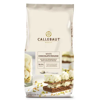 Obrázek produktu pro Callebaut Bílá čokoládová pěna 58,5 % čokoláda, balení 800 g (bílá čokoládová pěna)