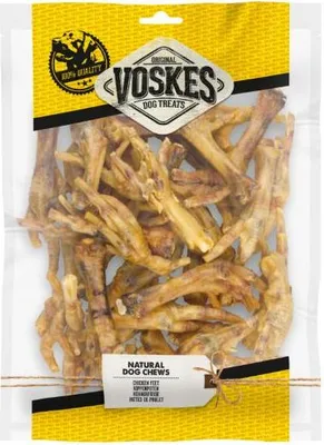 Image de Friandise pour chiens pattes de poulet - Voskes