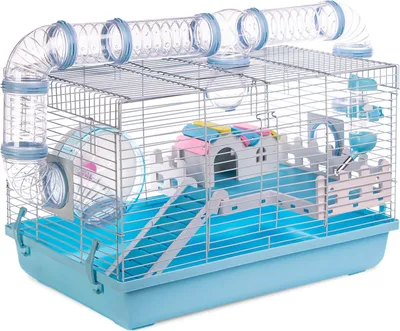 Immagine prodotto di gabbia per roditori, Furrever Friends Miku Canals Blue, set completo con canali, accessori per creare tunnel