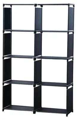 Zdjęcie produktu dla Herzberg 8-warstwowy wielofunkcyjny regał i regał do przechowywania - 85x125cm szary