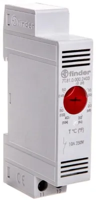 Zdjęcie produktu dla FINDER Termostat szafy sterowniczej 7T.81.0.000.2403, 0...60 °C, NC