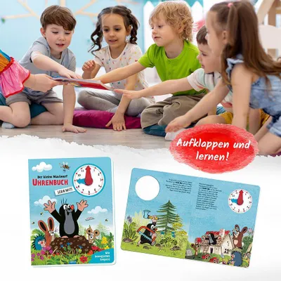 Produktbild von Trötsch Der kleine Maulwurf Uhrenbuch