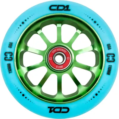 Obrázek produktu pro CORE CD1 Stunt koloběžka kolo 110 mm modrá-limetková