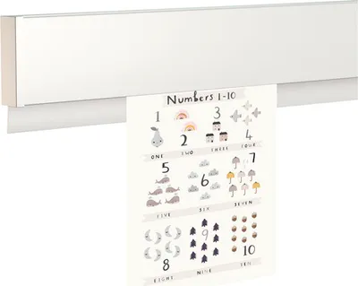 Produktbild von Posterleiste Info Rail weiß 200 cm