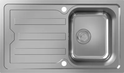Produktbild von HANSGROHE 43369800 Einbauspüle S440-F342 86 Abtropffl.