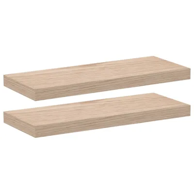 Obrázok produktu pre Závesné police 2 ks 60x23,5x4 cm materiál na báze dreva