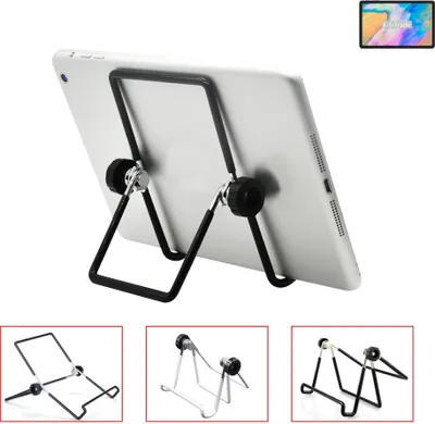 Produktbild von K-S-Trade Tablet-Ständer Tablet-Halterung Tablet-Aufsteller kompatibel mit Alldocube iPlay 40 faltbarer Tischständer Tablet Halterung