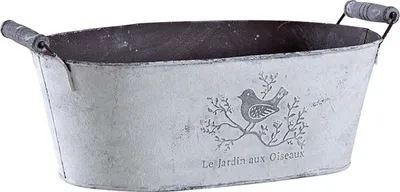 Produktbild von Ovaler Korb aus Metall Der Vogelgarten