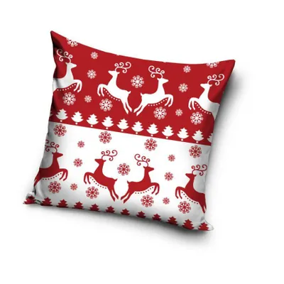 Obrázok produktu pre Vianočná obliečka na vankúš 40x40 cm RED XMAS