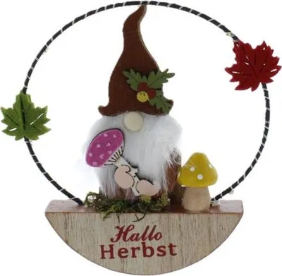 Produktbild von Wichtel mit LED - ca. 14,5x3x14,5 cm