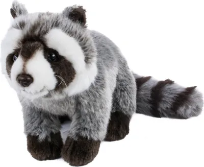 Produktbild von Kuscheltier Waschbär 33 cm stehend grau