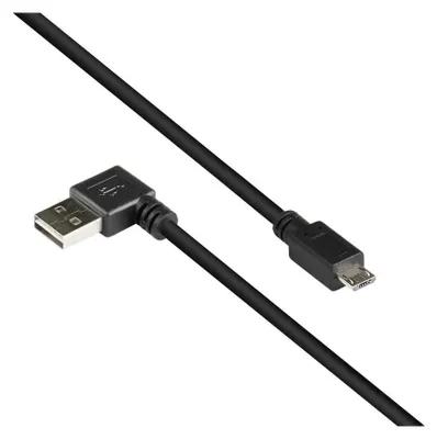 Produktbild von Alcasa USB 2.0 A/micro B, 2m, 2 m, USB A, Micro-USB B, USB 2.0, Stecker/Stecker, Schwarz