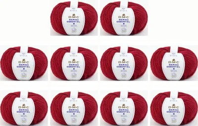 Zdjęcie produktu dla 10 motków DMC Merino Essentiel-8 – najgrubsza przędza z rodziny Merino: 55% wełny merynosowej i 45%.poliakryl u (kolor 871)