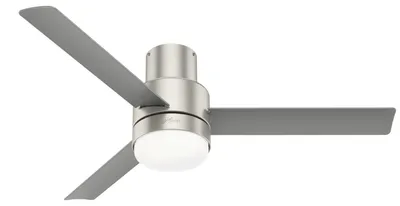 Produktbild von Hunter 50939 Gilmour Deckenventilator Beleuchtung Fernbedienung 132 cm Silber