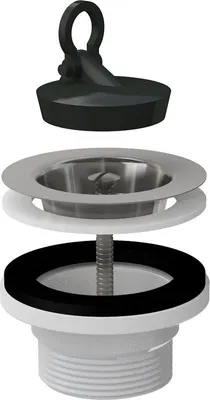 Immagine prodotto di Alcadrain Ablaufventil für Spülbecken 6/4" mit einem Edelstahlgitter DN70
