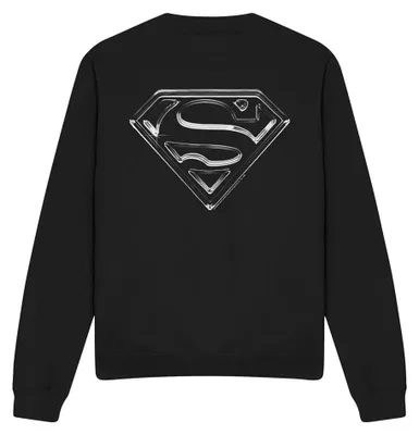 Image de Superman - Sweat-shirt unie homme/femme TV33751 (XXL) (noir)