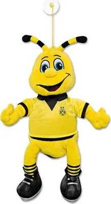 Produktbild von BVB Plüschfigur Emma mit Saugnapf 20cm