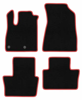 Immagine prodotto di Tappetini in velluto Nero/Rosso per Renault Austral 2022- Set 4 pezzi