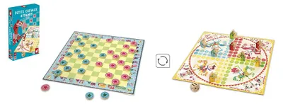 Obrázek produktu pro Janod – stolní hra – Ludo a dáma: dřevěná hra pro děti
