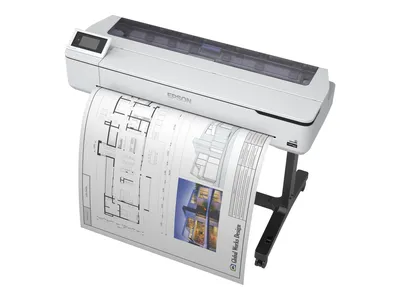 Produktbild von Epson SureColor SC-T5100 - Wireless Printer (with Stand), Tintenstrahl, 2400 x 1200 DPI, ESC/P-R, HP-GL/2, HP-RTL, Schwarz, Cyan, Gelb, Magenta, 50 ml, PrecisionCore