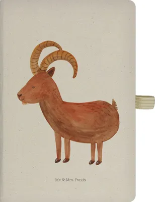 Produktbild von Mr. & Mrs. Panda Tagebuch Sternzeichen Steinbock - Transparent - Geschenk, Kladde, Geburtstag Dezember, Bock, Adressbuch, Januar, Ziege, Steinböcke, notizbuch, Notizheft